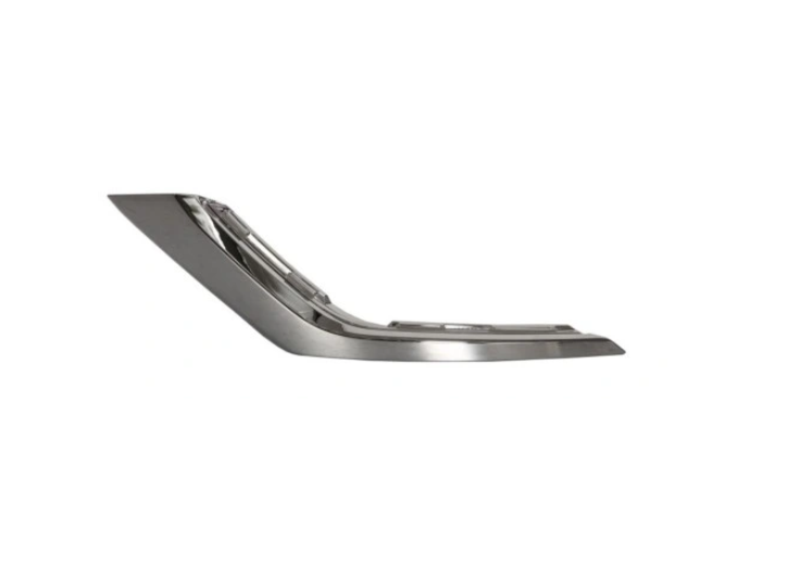Ornament bara protectie, spoiler Mitsubishi Outlander (Gg/Gf), 05.2015-, montare fata, stanga, cromat; inferior, RapidAuto