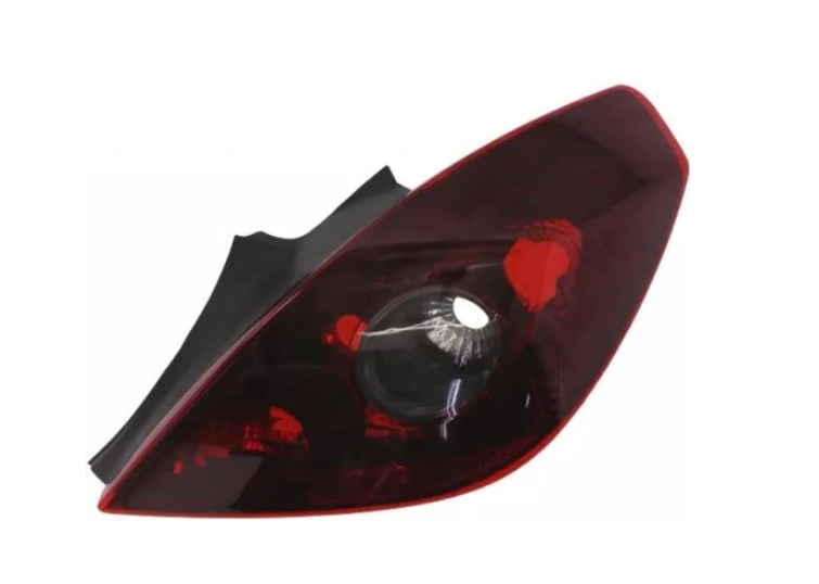 Stop spate, lampa Opel Corsa D, 07.2006-12.2014, model: 3 usi, montare spate, dreapta, fumuriu; fara soclu bec ; DEPO