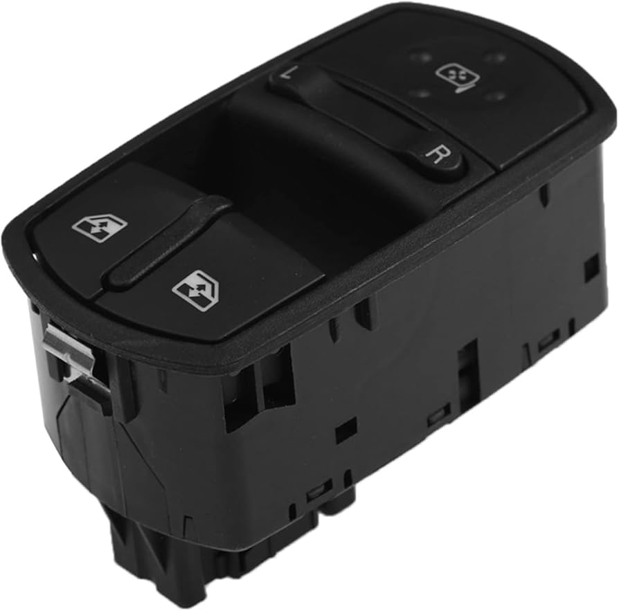 Comutator macara geam, buton reglaj oglinzi Opel Corsa D, 07.2006-12.2014, iluminare de fundal galbena; 11, RapidAuto
