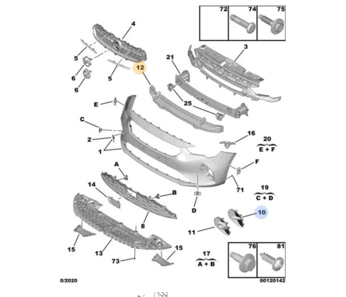 Absorbant soc bara fata Opel Corsa/-E F, 06.2019-12.2023, absorbant, RapidAuto