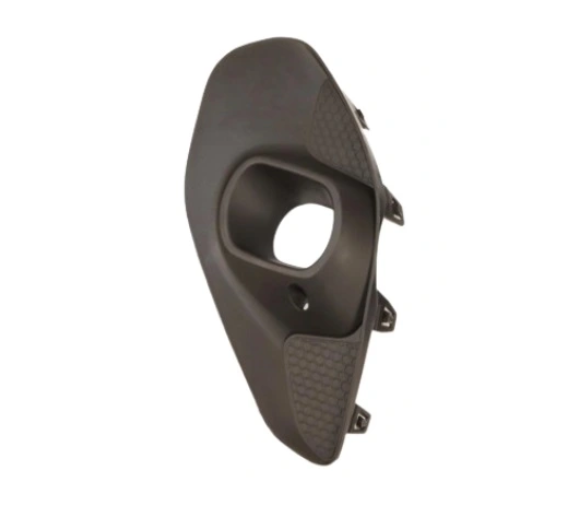 Grila bara protectie, spoiler Opel Corsa/-E F, 06.2019-12.2023, montare fata, stanga, cu gaura lampa de ceata, RapidAuto