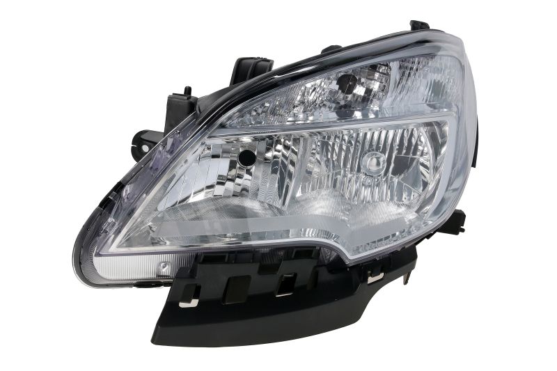 Far Opel Mokka, 12.2012-09.2016, montare fata, stanga, cu lumina de zi; H7+HB3+W21/5W+WY21W; electric; argintiu; halogen, OE