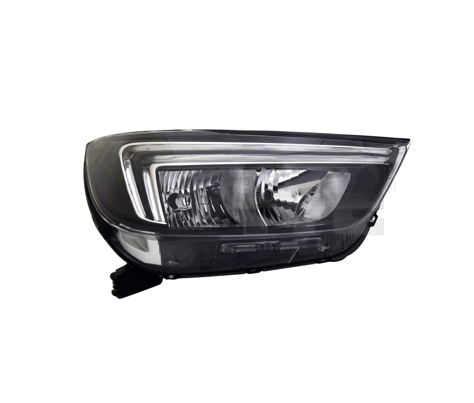 Far Opel Mokka X, 09.2016-, montare fata, stanga, cu lumini de zi tip LED; H7+HB3+LED; electric; fara modul LED; cu motor; halogen, TYC
