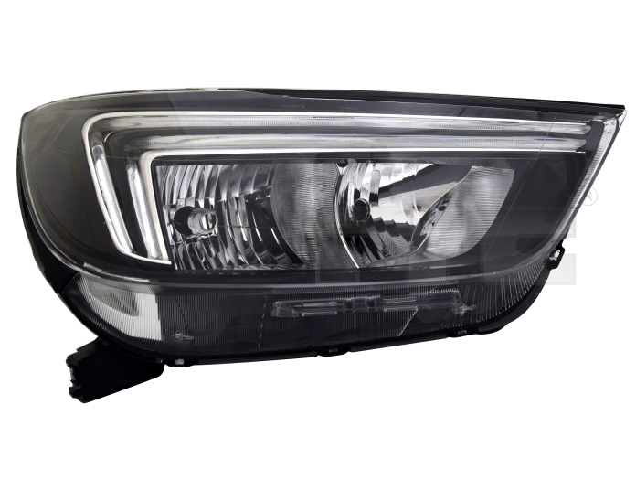 Far Opel Mokka X, 09.2016-, montare fata, stanga, cu lumini de zi tip LED; H7+HB3+LED; electric; halogen, OE