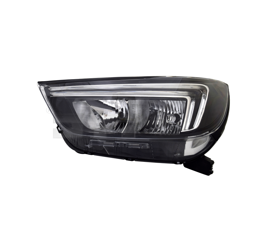 Far Opel Mokka X, 09.2016-, montare fata, dreapta, cu lumini de zi tip LED; H7+HB3+LED; electric; fara modul LED; cu motor; halogen, TYC
