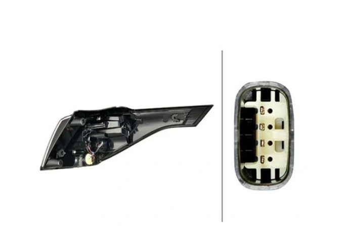 Stop spate, lampa Opel Crossland X, 03.2017-01.2021, montare spate, dreapta, LED+WY21W; negru; cu cablaj; exterior; Numar functii iluminare:3, HELLA