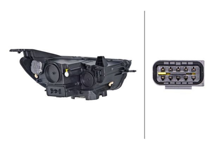 Far Opel Grandland X, 06.2017-08.2021, montare fata, stanga, Tip=High; LED; electric; fara deckel; fara modul LED; cu modul LED; cu motor; LED, VISTEON / VARROC