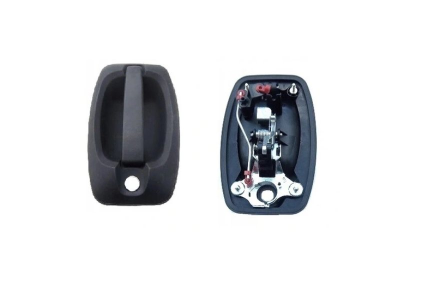 Maner usa exterior Peugeot Boxer (250), 09.2006-08.2014; Boxer, 09.2006-; Fiat Ducato (250), 09.2006-08.2014; Ducato, 09.2006-; Citroen Jumper (250), 09.2006-08.2014; Jumper, 09.2006-, montare spate, negru / texturt, RapidAuto