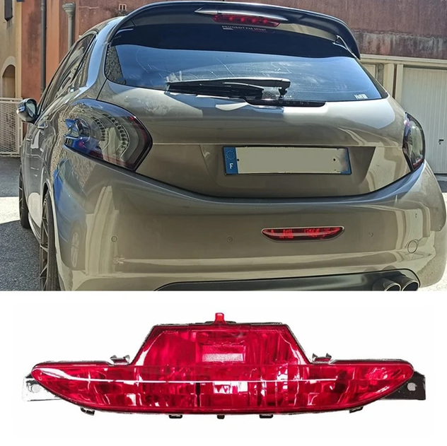 Lampa ceata spate Peugeot 208, 04.2012-12.2019; 208, 06.2019-; Ds 3 Crossback, 01.2019-; Citroen C4/E-C4, 09.2020-, montare spate, centrala, P21W; in bara, EU
