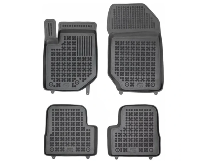 Covorase auto Opel Corsa/-E F, 06.2019-12.2023; Peugeot 208, 06.2019-, negru; elastomer, RapidAuto