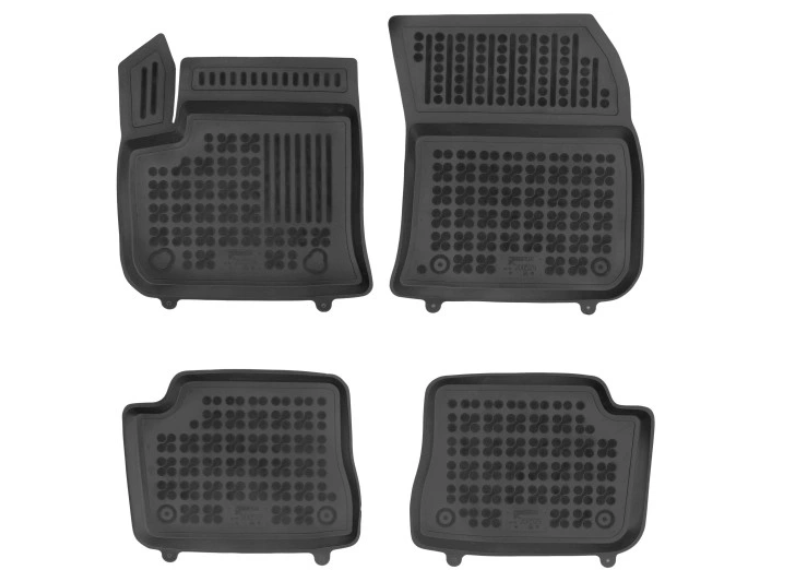 Covorase auto Peugeot 208, 06.2019-, model: electric, negru; elastomer, RapidAuto