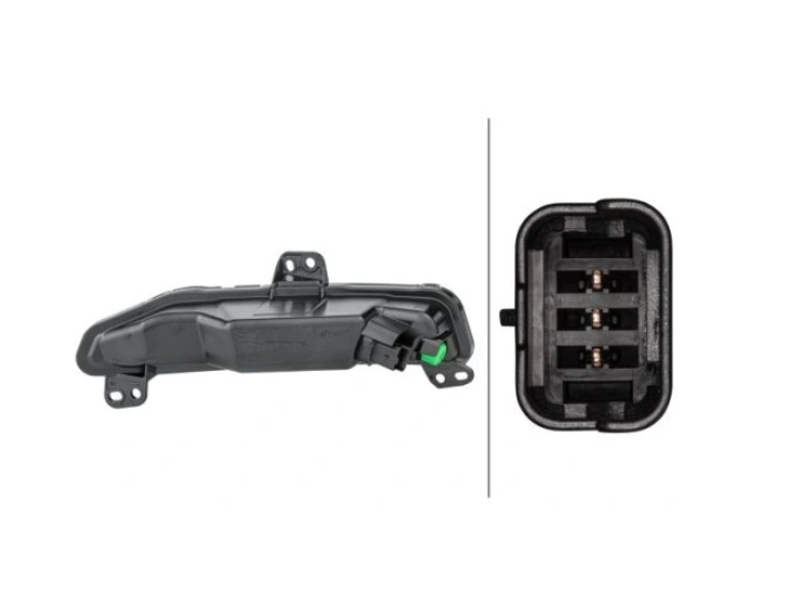 Lampa semnalizare fata Peugeot 308, 10.2013-12.2017 Model : Gti, Turbo, montare fata, dreapta, LED; HELLA