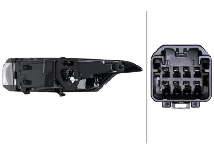 Stop spate, lampa Peugeot 308, 03.2021-; 408, 06.2022-, montare spate, stanga, LED; exterior; fara marcaj "Peugeot", HELLA