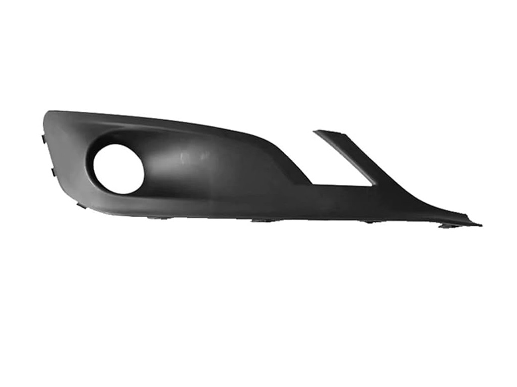 Grila bara protectie, spoiler Peugeot 508, 09.2014-12.2018, montare fata, dreapta, cu gaura lampa de ceata, RapidAuto