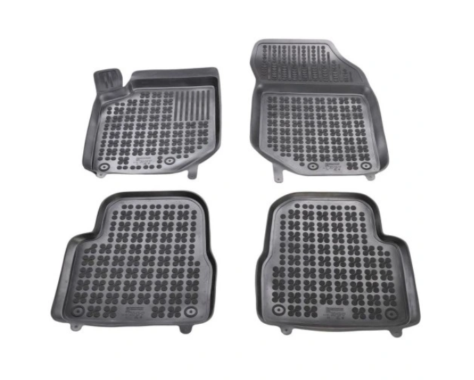Covorase auto Peugeot 2008/E-2008, 11.2019-01.2024, negru; elastomer, RapidAuto