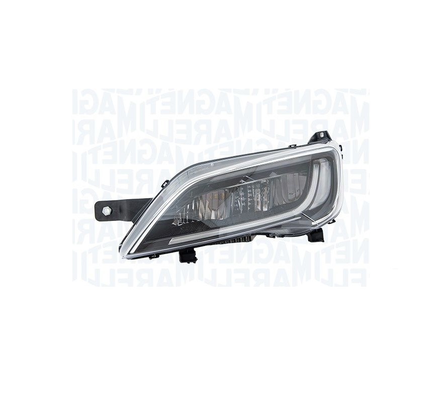 Far Fiat Ducato, 2021-, montare fata, stanga, electric; reflector negru; LED, MAGNETI MARELLI