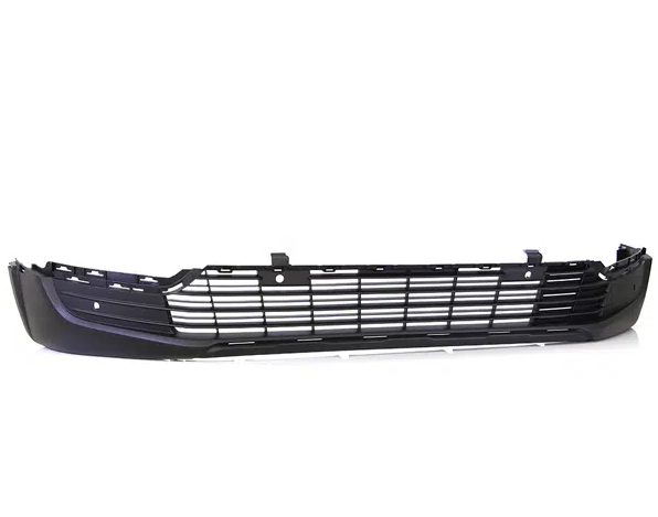 Grila bara protectie, spoiler Peugeot Partner/Rifter, 06.2018-, model: Rifter, montare fata, centrala, cu gauri senzori parcare (PDC); negru, Texturat, RapidAuto