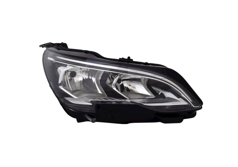 Far Peugeot 3008, 10.2016-12.2020; 5008, 04.2017-12.2020, montare fata, dreapta, cu lumini de zi tip LED; H7+HB3+LED+PWY24W; electric; fara modul LED; cu motor; halogen, TYC