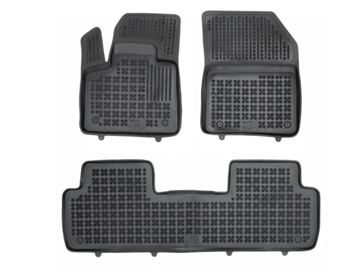 Covorase auto Peugeot 5008, 04.2017-12.2020, negru; elastomer, RapidAuto