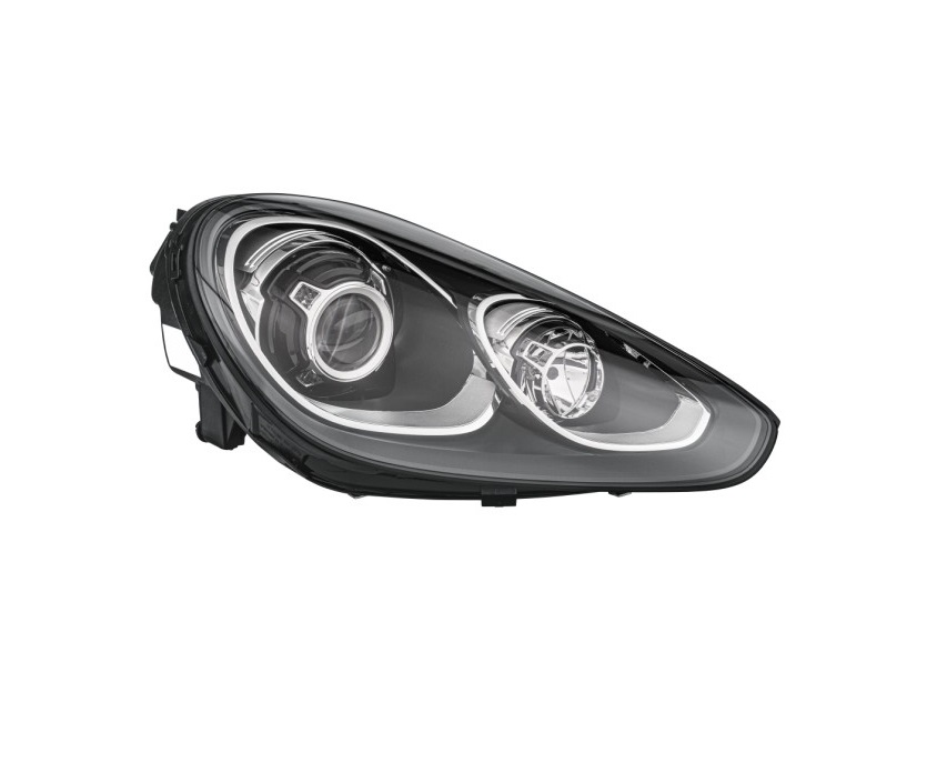 Far Porsche Cayenne (92a), 10.2014-12.2017, montare fata, dreapta, D8S+H7+LED; electric; fara ballast; xenon; cu lumina pentru viraje statica, HELLA
