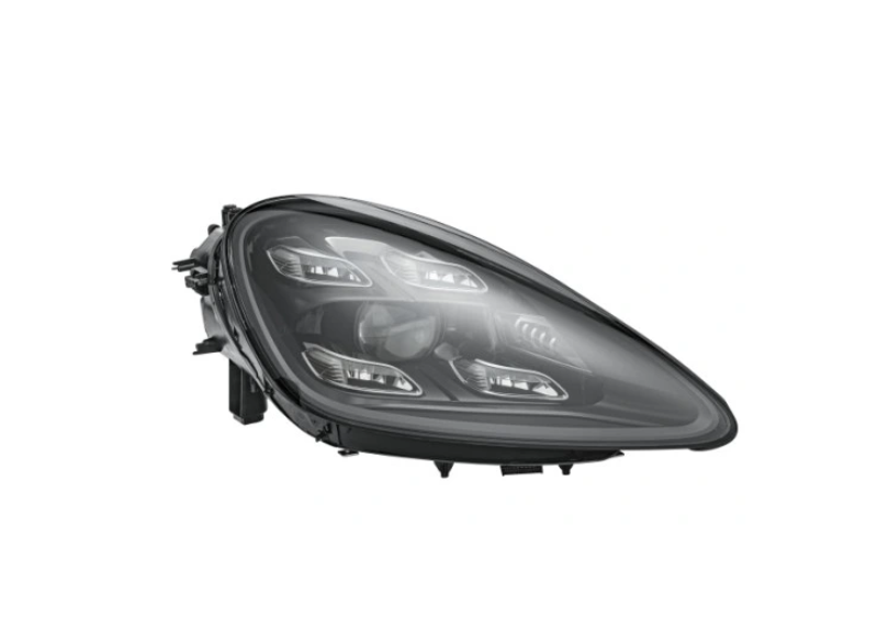 Far Porsche Cayenne (9ya), 10.2017-, montare fata, dreapta, cu functie mascare faruri faza lunga; Tip=PDLS +; LED; electric; fara modul LED; LED, HELLA