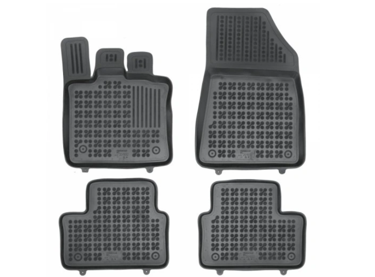 Covorase auto Renault Captur, 11.2019-, negru; elastomer, RapidAuto
