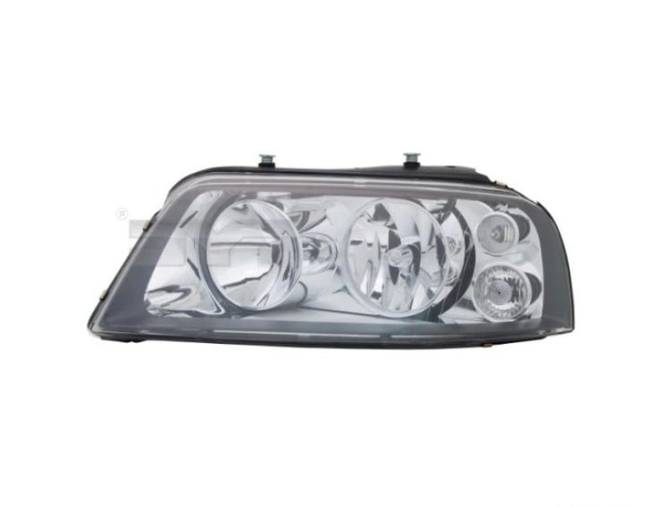 Far Volkswagen Sharan (7m), 04.2000-04.2010; Seat Alhambra (7v8/7v9), 02.2001-06.2010, montare fata, stanga, H1+H7; electric; reflector negru; cu motor; halogen, MAGNETI MARELLI
