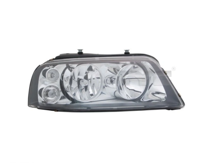 Far Volkswagen Sharan (7m), 04.2000-04.2010; Seat Alhambra (7v8/7v9), 02.2001-06.2010, montare fata, dreapta, H1+H7; electric; reflector negru; cu motor; halogen, MAGNETI MARELLI