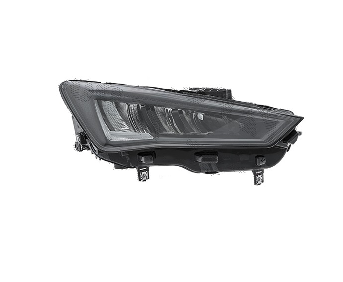 Far Seat Leon (Kl), 03.2020-; Cupra Leon, 09.2020-, montare fata, dreapta, Tip=ECO; LED; electric; fara modul LED; cu motor; LED, VALEO