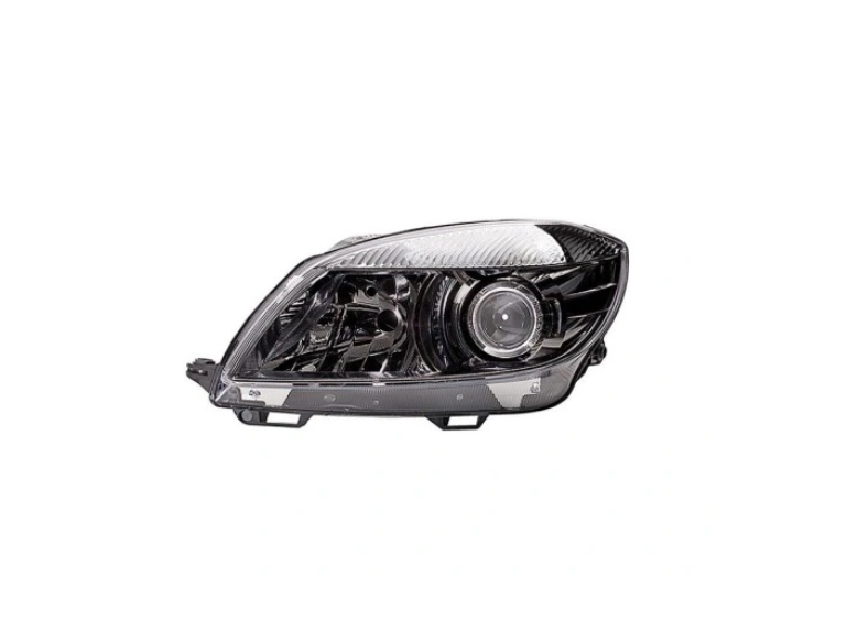 Far Skoda Fabia (5j), 04.2010-03.2015; Roomster/Praktik (5j2), 04.2010-, montare fata, stanga, H7+PY21W+W5W; electric; negru; halogen, RapidAuto