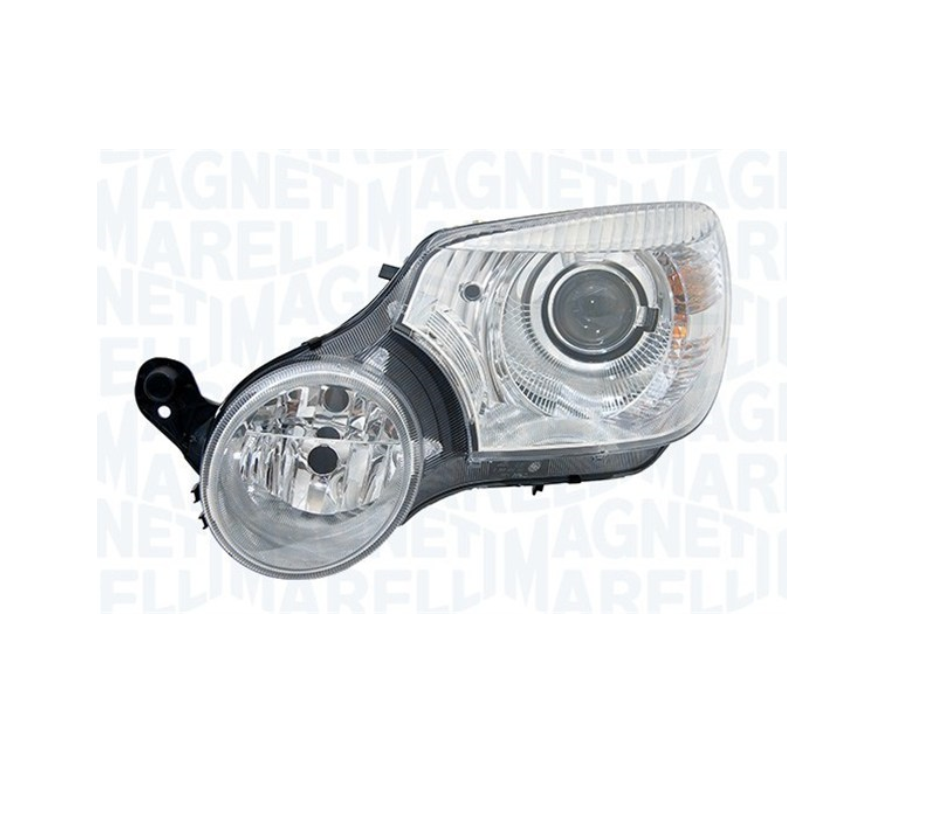 Far Skoda Yeti (5l), 09.2009-09.2013, montare fata, stanga, D1S+H7; electric; fara ballast; fara becuri cu motor; xenon; cu lumina viraje; fara marcaj &quot;Yeti&quot;, MAGNETI MARELLI