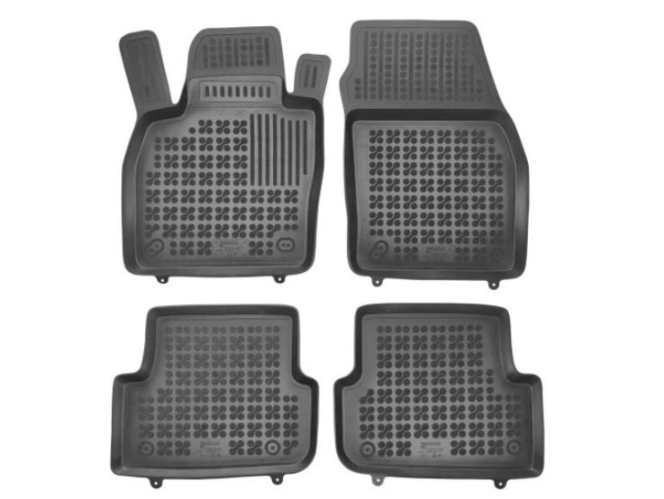 Covorase auto Skoda Fabia, 07.2021-, negru; elastomer, RapidAuto