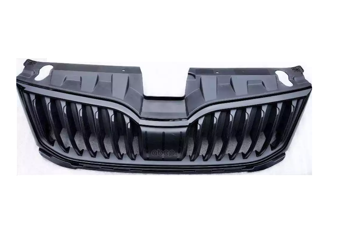Grila radiator Skoda Octavia Iii (5e), 03.2017-09.2020, montare fata, cu cadru negru lucios; negru; complet, RapidAuto