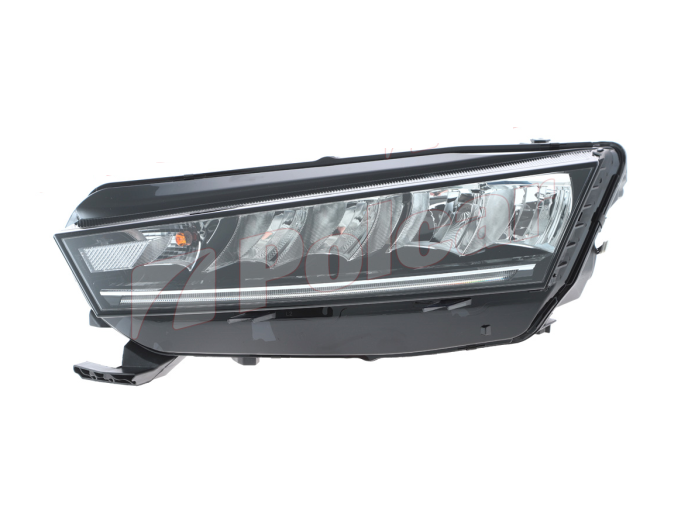 Far Skoda Octavia, 04.2020-, montare fata, stanga, LED+PWY24W; electric; fara modul lumini de zi LED; LED; marcaj &quot;Skoda Crystal Lighting&quot;, OE