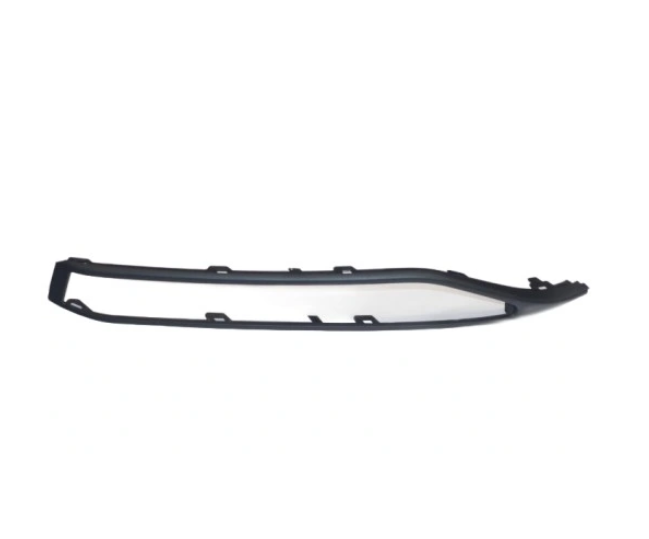 Ornament grila bara protectie, spoiler Skoda Superb (3v), 2019-06.2024, montare fata, dreapta, negru/negru, RapidAuto