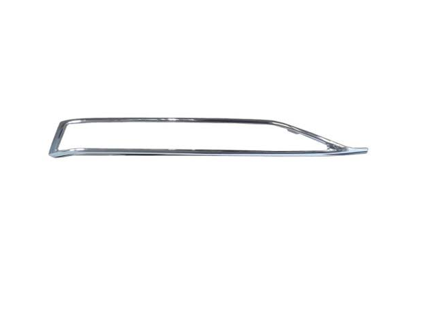 Ornament grila bara protectie, spoiler Skoda Superb (3v), 2019-06.2024, montare fata, dreapta, cromat, RapidAuto