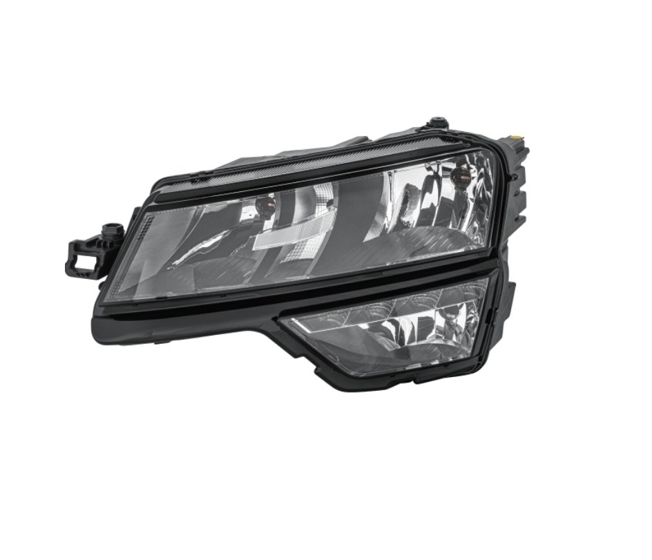 Far Skoda Karoq, 08.2017-02.2022, montare fata, stanga, cu lumini de zi tip LED; cu lampa ceata fata; H7+H7+H8+LED+PWY24W+W5W; electric; fara modul LED; halogen; Numar functii iluminare:6, VISTEON / VARROC