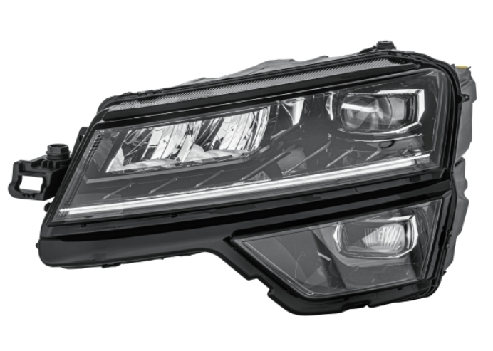 Far Skoda Karoq, 08.2017-12.2019, montare fata, stanga, cu lumini de zi tip LED; cu lampa ceata LED; LED; electric; fara modul LED; LED; Numar functii iluminare:6, VISTEON / VARROC