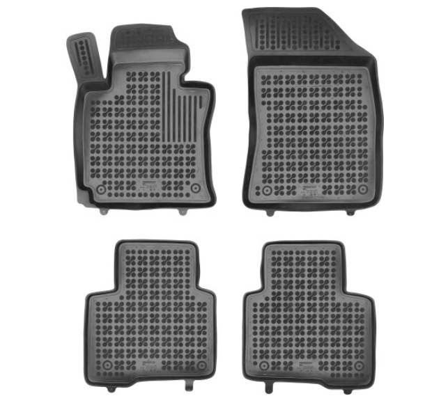 Covorase auto Ssangyong Korando, 03.2019-, negru; elastomer, RapidAuto