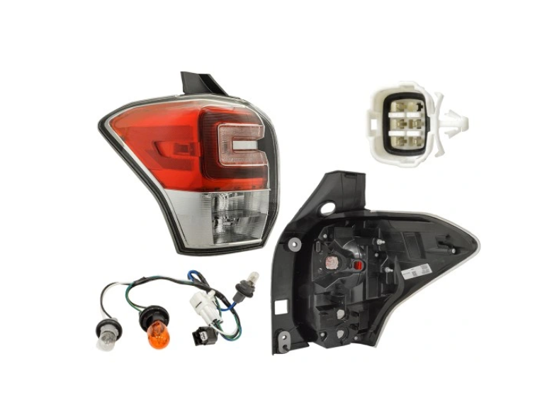 Stop spate, lampa Subaru Forester (Sj), 01.2016-05.2018, montare spate, stanga, cu lampa de mers inapoi; Tip=USA; LED+W16W+W5W+WY21W; cu modul LED; cu soclu bec; cu becuri; Omologare: SAE; Taiwan