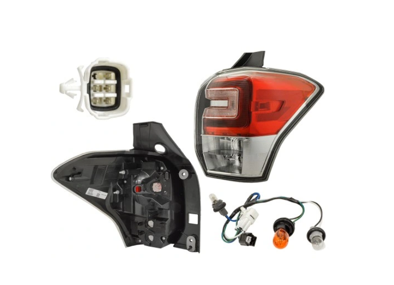 Stop spate, lampa Subaru Forester (Sj), 01.2016-05.2018, montare spate, dreapta, cu lampa de mers inapoi; Tip=USA; LED+W16W+W5W+WY21W; cu modul LED; cu soclu bec; cu becuri; Omologare: SAE; Taiwan