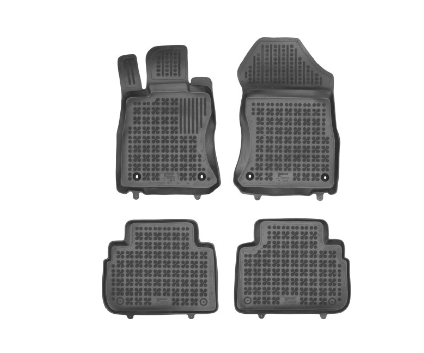 Covorase auto Subaru Forester (Sk), 03.2018-10.2021, negru; elastomer, RapidAuto
