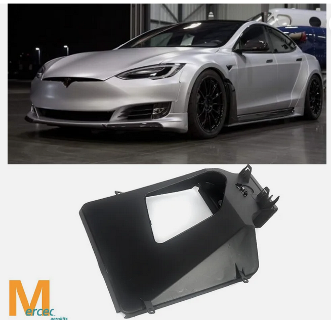 Deflector aer Tesla Model S, 2016-2020, montare fata, stanga, RapidAuto