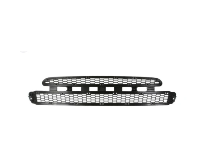 Grila bara protectie, spoiler Tesla Model S, 06.2012-2016, montare fata, centrala, negru, RapidAuto