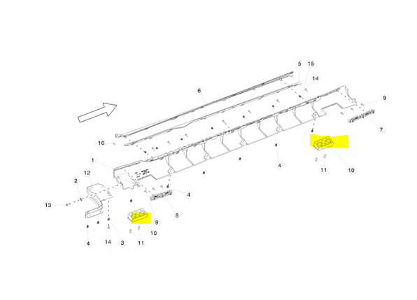 Tampon fixare cric Tesla Model S, 06.2012-2020, montare fata/spate, RapidAuto