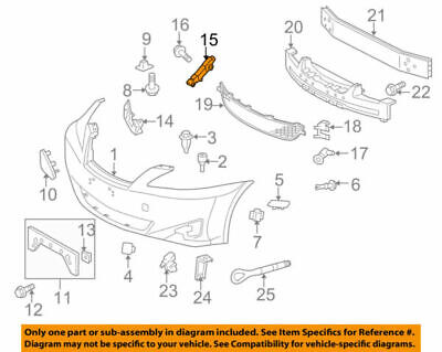 Suport bara protectie, spoiler Lexus Is (Xe2), 11.2005-03.2009, montare fata, dreapta, mic, RapidAuto