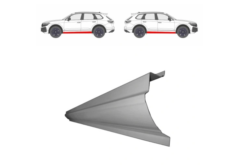 Element reparatie prag Lexus Rx (Xu10), 12.1997-01.2003, montare stanga=dreapta, galvanizat; Lungime 1800 mm, RapidAuto