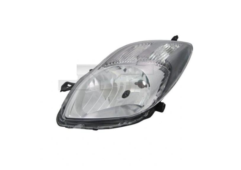 Far Toyota Yaris (Xp90) Hb, 03.2009-03.2011, model: Sport, montare fata, stanga, H4; electric; cadru reflector gri; fara motor; halogen, DEPO