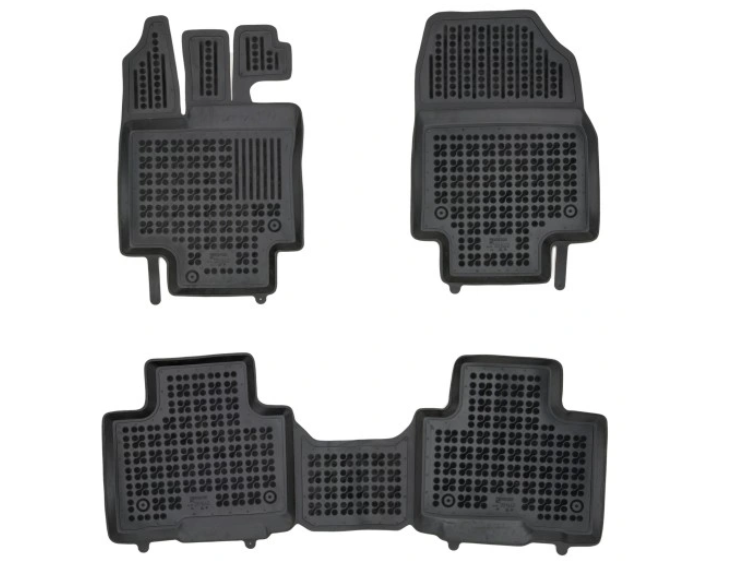 Covorase auto Toyota Highlander (Xu70), 11.2019-, model: Versiunea pentru 5 persoane, negru; elastomer, RapidAuto