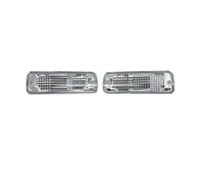 Lampa semnalizare fata Toyota Land Cruiser (Fj80/Fj82), 01.1989-05.1996, model: LT, RJ, tuning, montare fata, stanga+dreapta, PY21W; transparent; fara soclu bec; tuning; Omologare: nu; DEPO